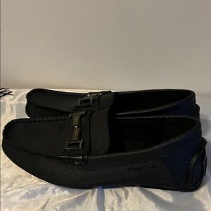 Calvin Klein Men's Dark Loafers with Buckle